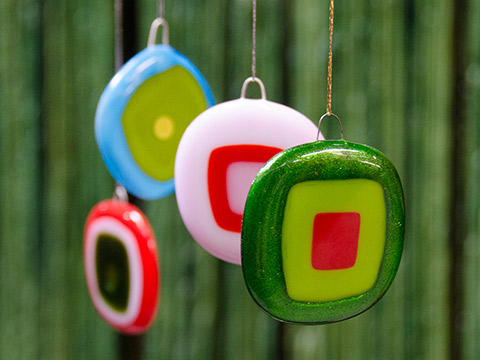 Ornaments in Kiln-Glass